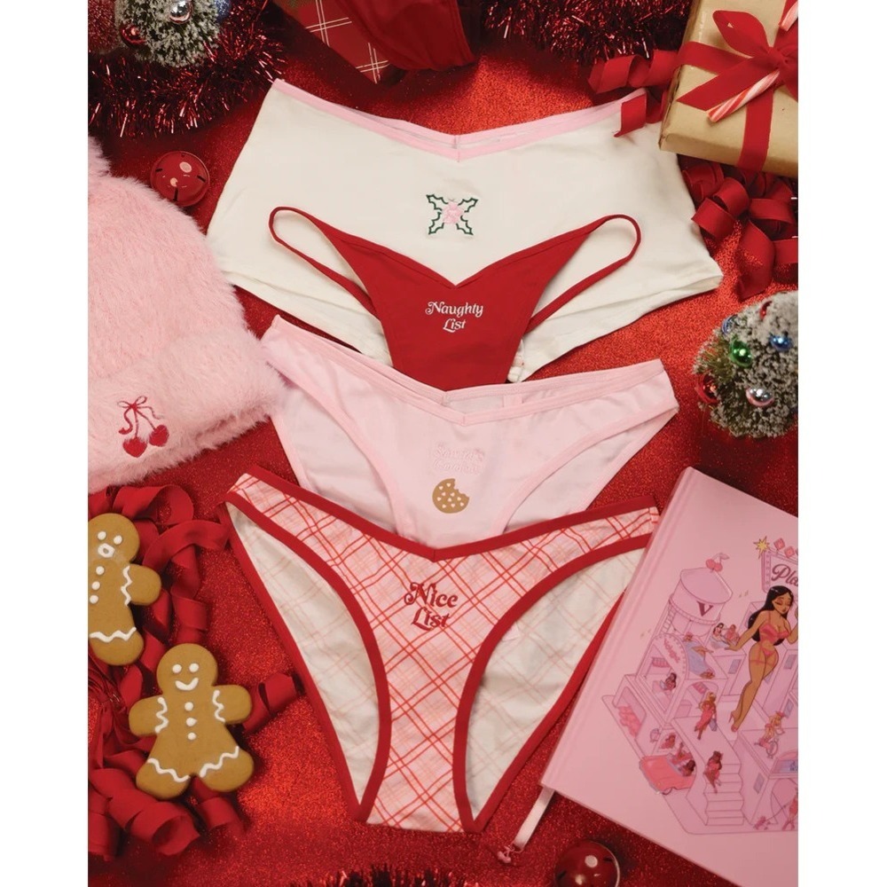 Voight Women's Underwear Holiday Panty 4 Pack Size Large New in Box